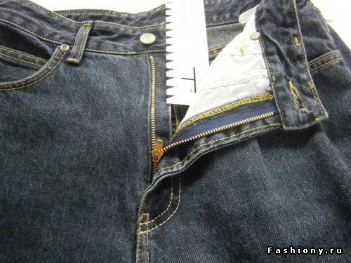 Как заменить молнию в джинсах 8
