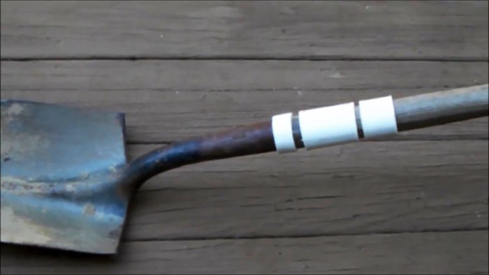 Простой способ отремонтировать треснутый черенок лопаты