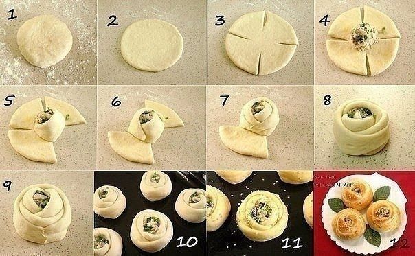 Как сделать нестандартные булочки 5