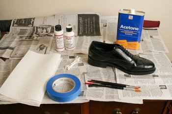 Как покрасить кожаную обувь в домашних условиях