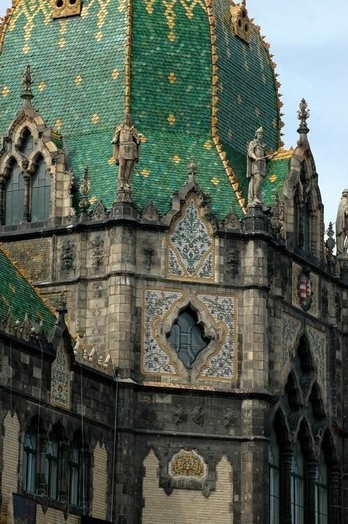Будапешт. Музей прикладного искусства Материалы, Фабрика идей, интересное, красиво, крыши, необычное, стройка