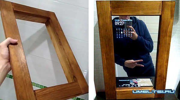 Как сделать "умное" зеркало" своими руками