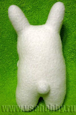 Мягкая игрушка белый кролик
