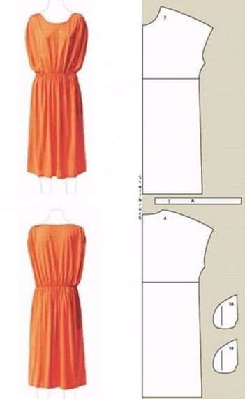 Платья с простыми выкройками