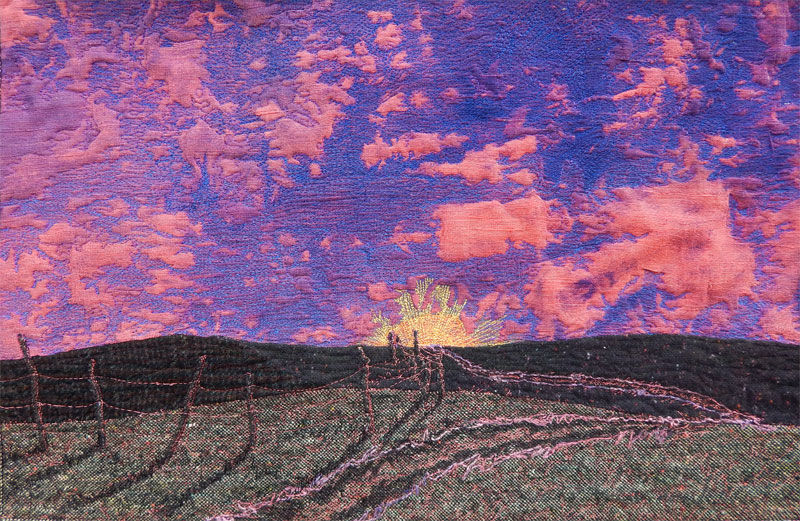 Удивительные лоскутные пейзажи Cindy Hoppe