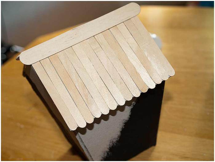 Handmade из картона — домик для птички