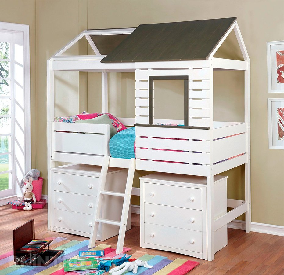 Кровати-домики для детей — разновидности и примеры