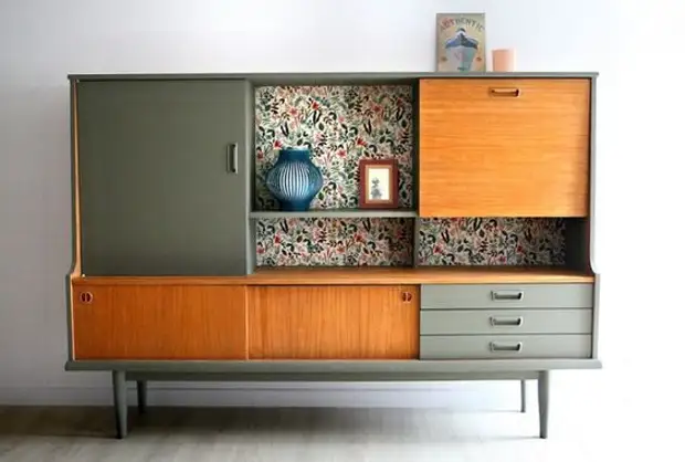 Как превратить старый шкаф в стильную дизайнерскую вещь