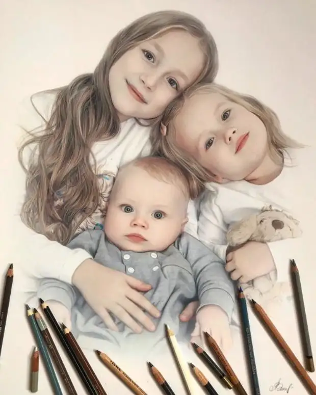 Невероятные рисунки карандашом талантливой российской художницы