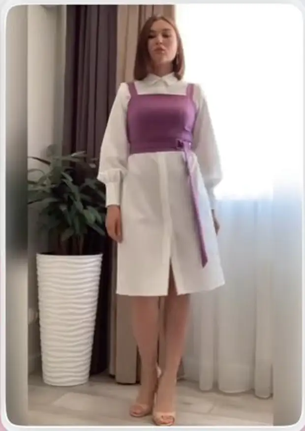 Как сшить платье-рубашку: пошив платья-трансформера от Нели Мазгаровой