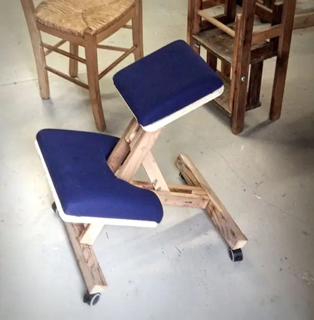 Как сделать ортопедический коленный стул своими руками