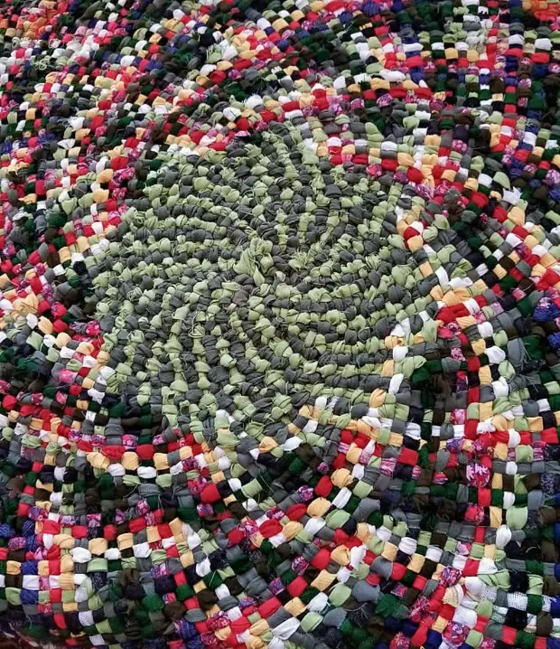 Плетеные коврики от Ольги Фроловой
