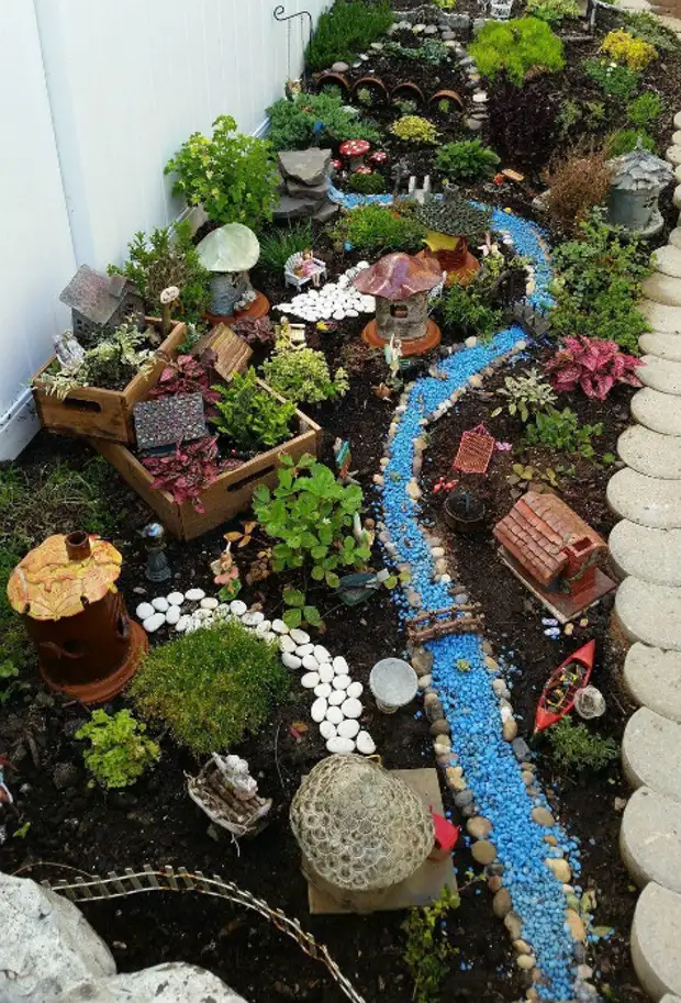 Небольшой сказочный сад. | Фото: Pinterest.