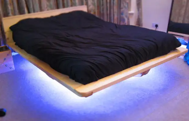 Как сделать современную кровать парящую в воздухе
