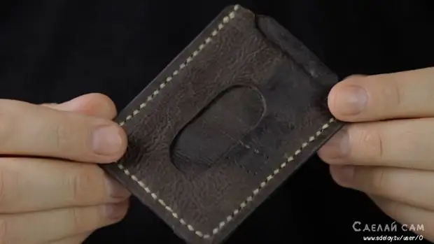 Кожаный карт-холдер из старых ботинок своими руками