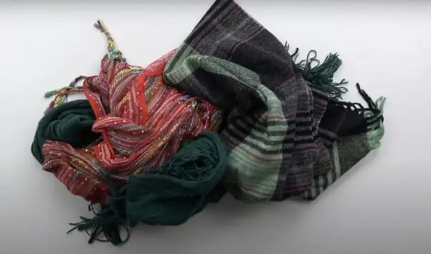 Идея переработки старых шарфов