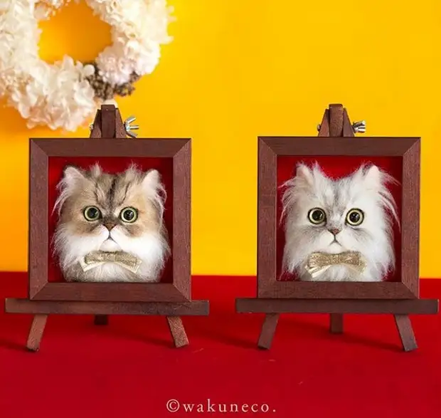 Ну очень реалистичные котики от Wakuneco