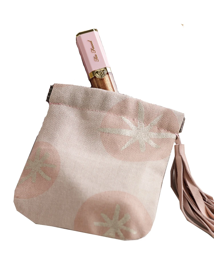 Мини-формат: подарочный мешочек-сумочка для косметики