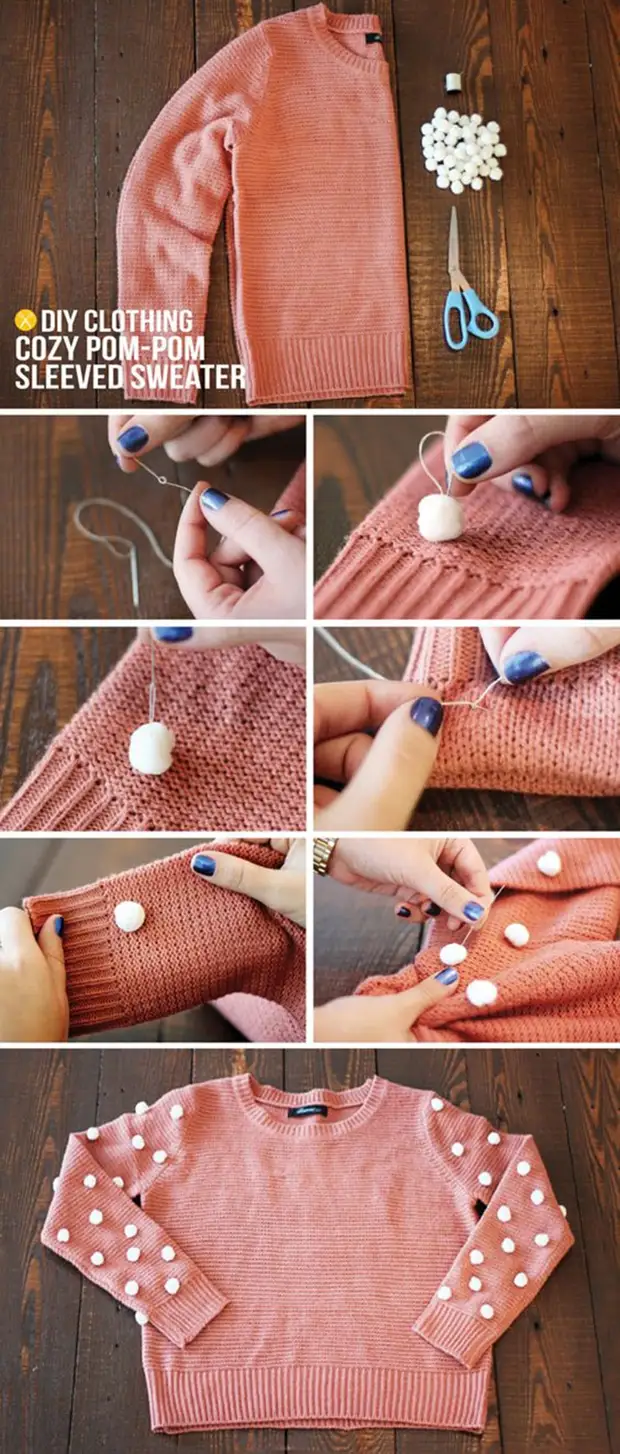 17 симпатичных идей дать вашему старому свитеру вторую жизнь