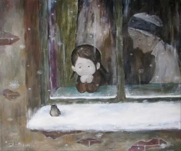 Зимняя сказка Нино Чакветадзе: теплые и добрые картины