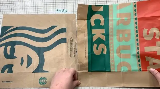 Бумажные пакеты превращаются в отличные многоразовые сумки для покупок