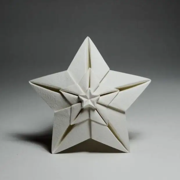 Впечатляющие оригами, созданные в технике мокрого складывания