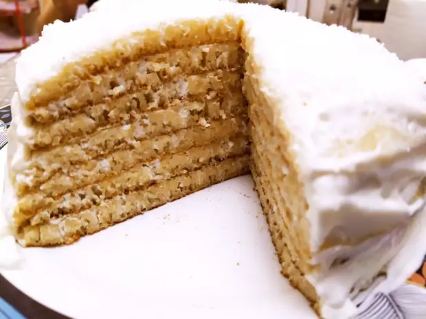 Нежный манный торт без выпечки в духовке - вкуснее любого бисквита. Фото и видео