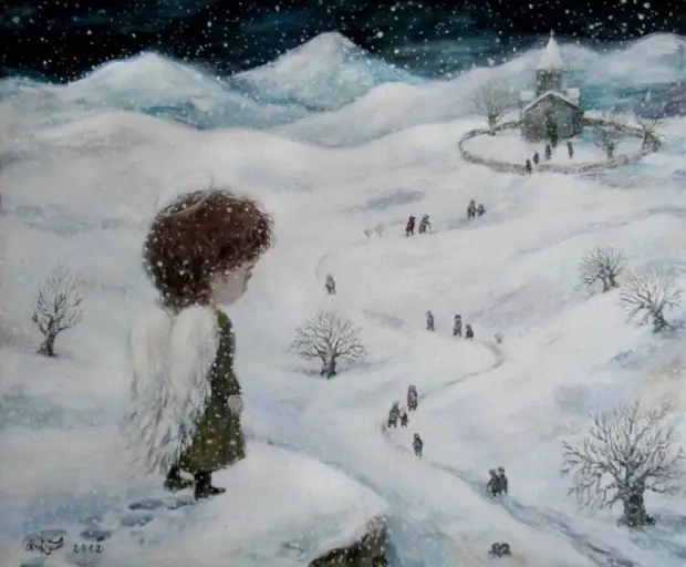 Зимняя сказка Нино Чакветадзе: теплые и добрые картины