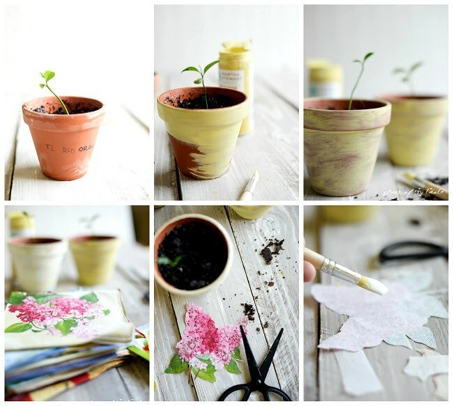 Как украсить цветочный горшок: 12 идей декора с инструкциями