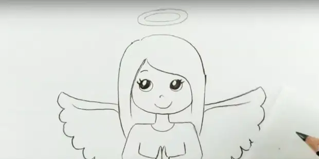 16 способов нарисовать милого ангела