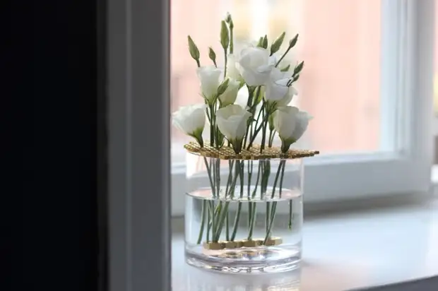 DIY: Красивая ваза из банки своими руками