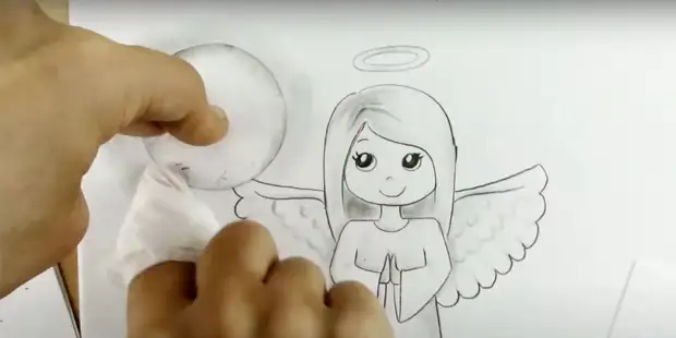 16 способов нарисовать милого ангела