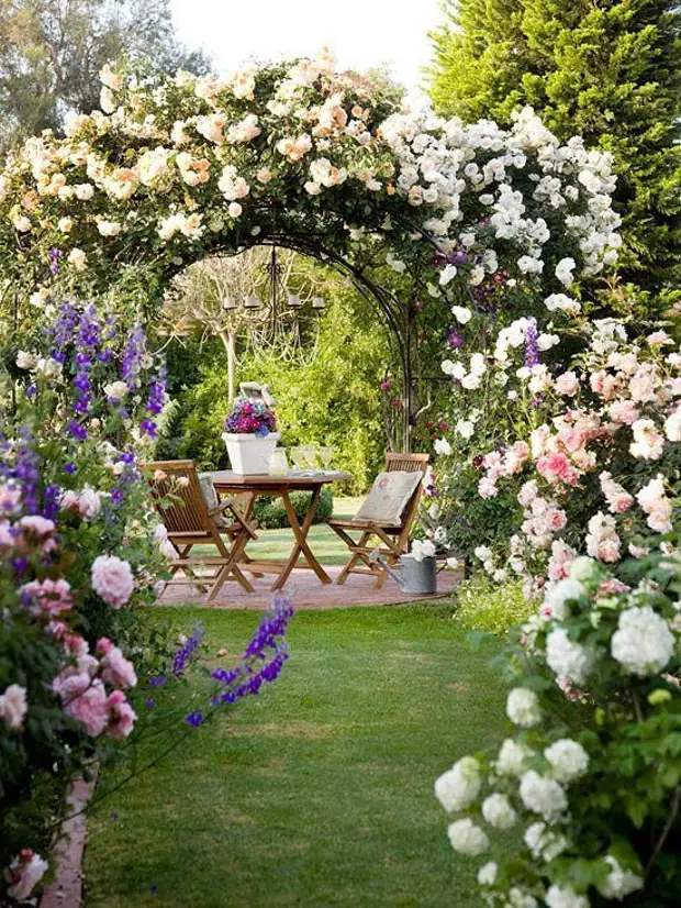 20 славных идей для украшения вашего сада