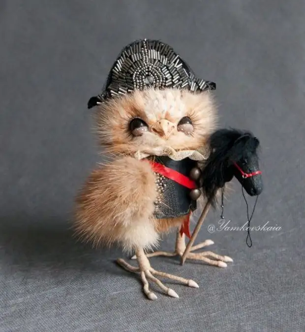 Очаровательные игрушечные совы Марины Ямковской