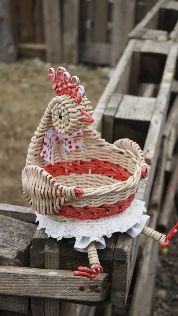 Пасхальный декор из бумажной лозы: 30 особых примеров
