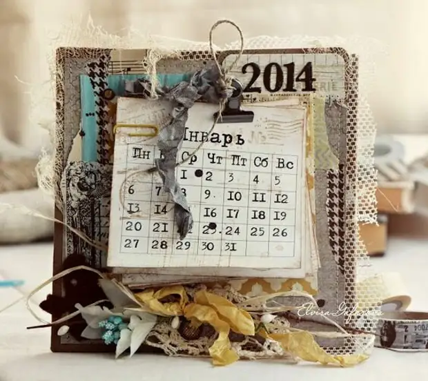 5 необычных календарей, которые легко сделать своими руками
