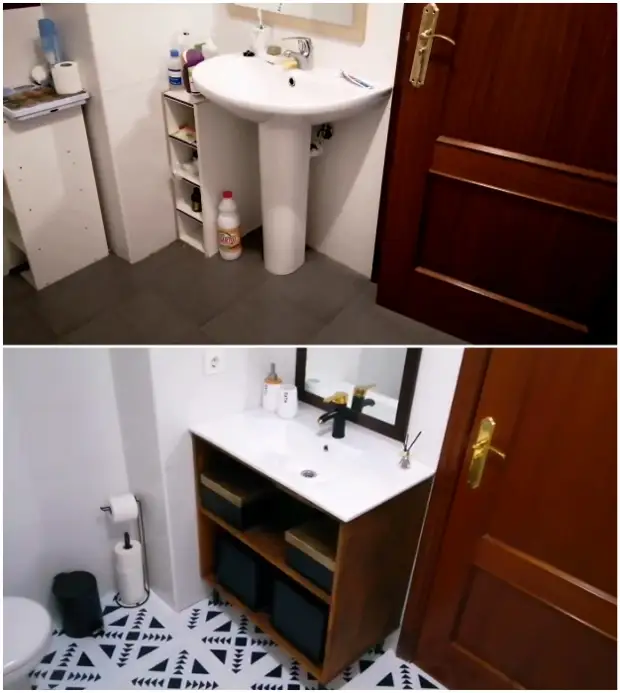 Ремонт в ванной комнате своими руками: бюджетный вариант от молодой хозяйки