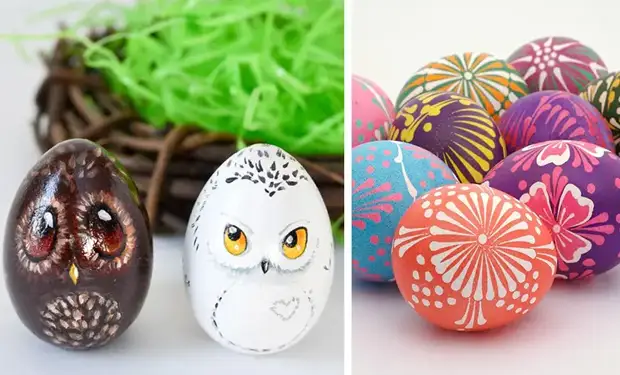Можно ли красить яйца акриловыми красками и гуашью?