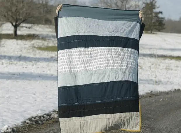 Лоскутное одеяло с ручной стёжкой: мастер-класс