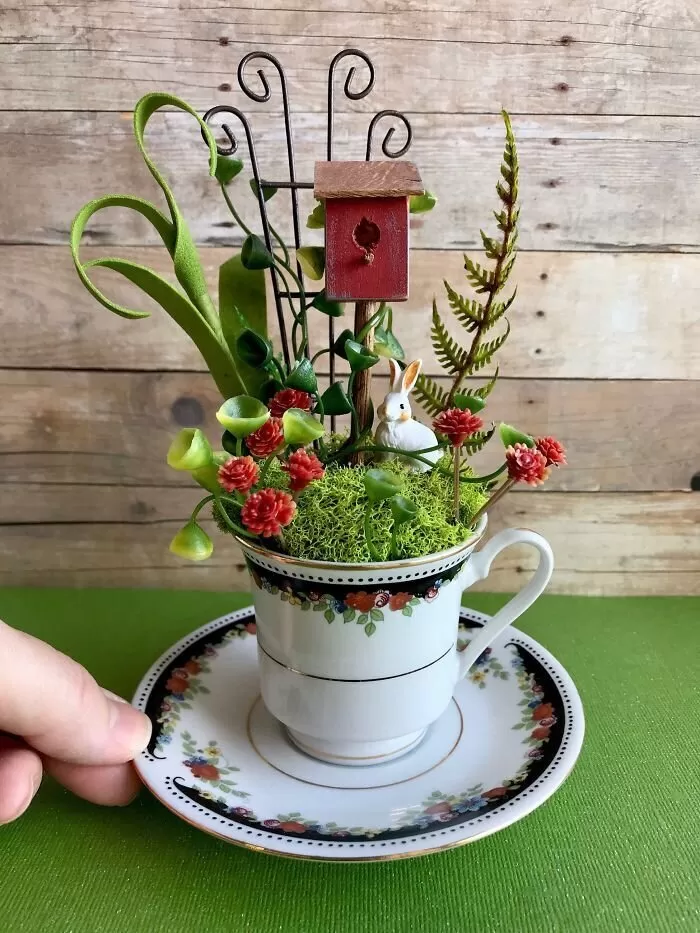 Как сделать сад в чайной чашке: 25 креативных идей