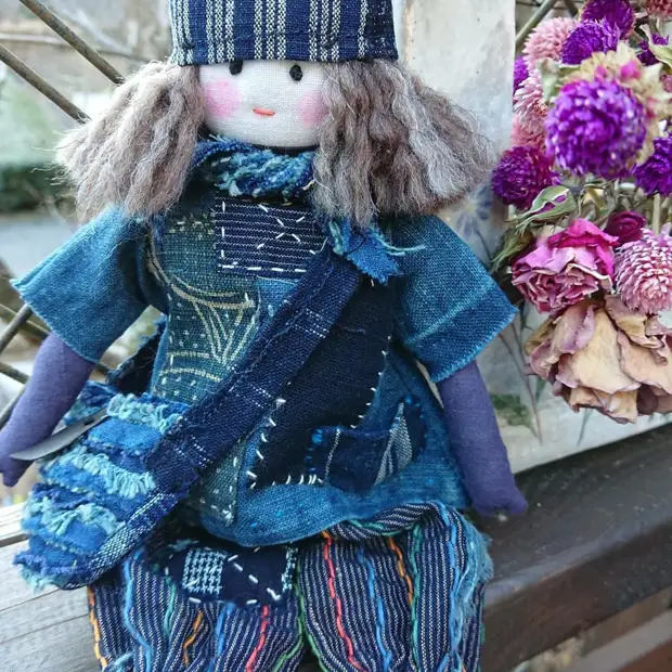 Одежда для куклы от японской рукодельницы