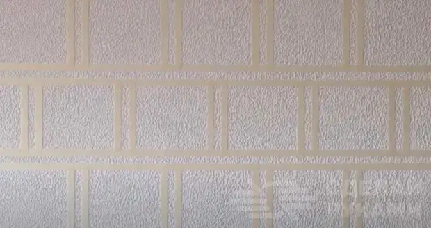 Интересный способ декорирования поверхности стены