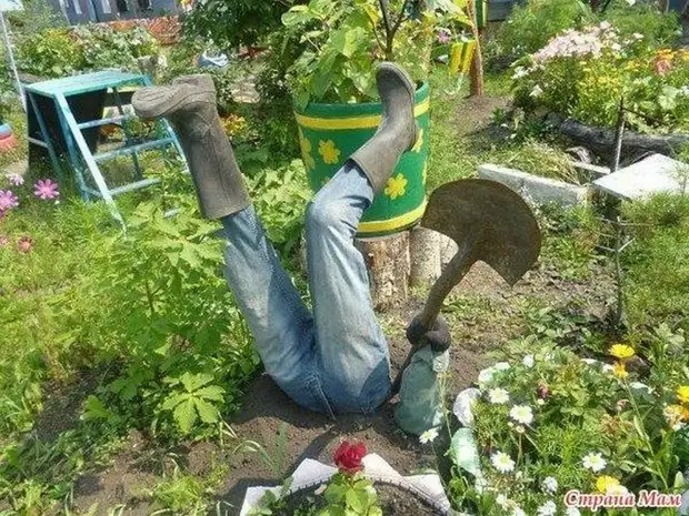 Когда у садовника есть чувство юмора. Смешной садовый дизайн